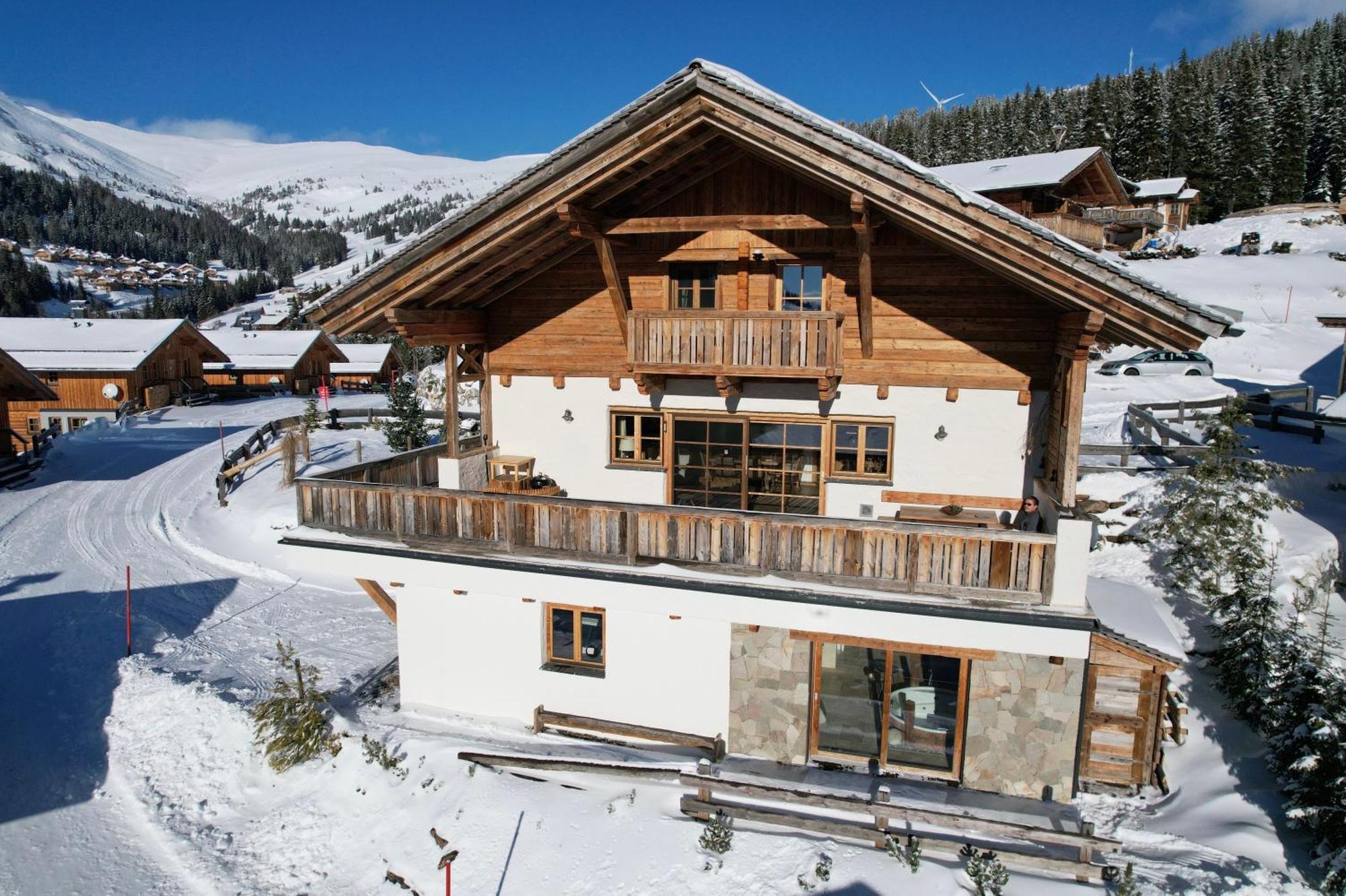 Almhaus Chalet Lachtal Oberwoelz Stadt Exteriör bild